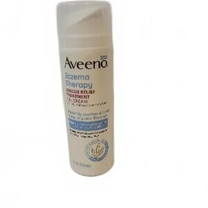 Aveeno Eczema Therapy Rescue Relief Treatment Gel Cream Fragrance Free, 5 fl oz